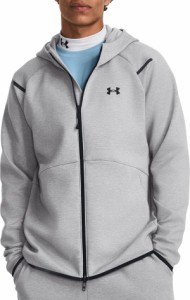 アンダーアーマー メンズ パーカー・スウェット アウター Under Armour Men's Unstoppable Fleece Full-Zip Hoodie Mod Gray