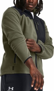 アンダーアーマー メンズ ジャケット・ブルゾン アウター Under Armour Men's Microfleece MAXX Full-Zip Jacket Marine OD Green /Blk/B