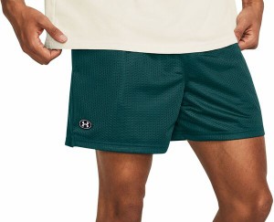 アンダーアーマー メンズ ハーフパンツ・ショーツ ボトムス Under Armour Men's Icon Mesh Shorts Hydro Teal/White