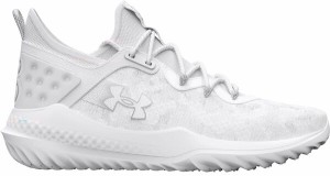 アンダーアーマー メンズ スニーカー シューズ Under Armour Harper 8 Turf Baseball Shoes White/Grey