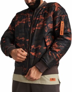 アンダーアーマー メンズ ジャケット・ブルゾン アウター Under Armour Men's Project Rock Veterans Day Bomber Jacket Black