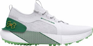 アンダーアーマー メンズ スニーカー シューズ Under Armour Men's Phantom LE Golf Shoes White/Green