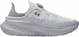 アンダーアーマー メンズ スニーカー シューズ Under Armour SlipSpeed Mega Running Shoes Grey/Grey