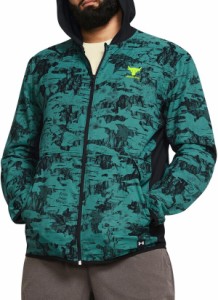 アンダーアーマー メンズ ジャケット・ブルゾン アウター Under Armour Men's Project Rock Iso-Chill Tide Hybrid Jacket Hydro Teal/Hi