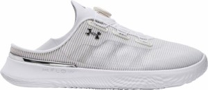 アンダーアーマー メンズ スニーカー シューズ Under Armour SlipSpeed Mesh Training Shoes White/White