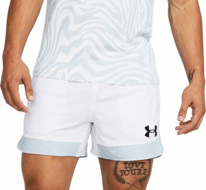 アンダーアーマー メンズ ハーフパンツ・ショーツ ボトムス Under Armour Men's UA Baseline 5'' Shorts White/Halogen Blue