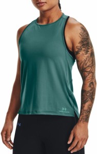 アンダーアーマー レディース タンクトップ トップス Under Armour Women's Rush Energy Tank Top Coastal Teal