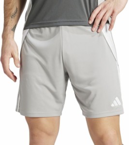 アディダス メンズ ハーフパンツ・ショーツ ボトムス adidas Men's Tiro 24 Shorts Team Mid Grey/White