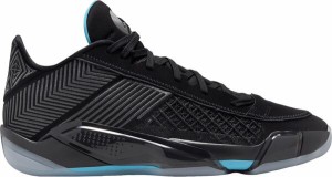 ジョーダン メンズ スニーカー シューズ Air Jordan XXXVIII Low Basketball Shoes Blk/Ptcl Gry/Blu/Ftbl Gry