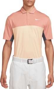 ナイキ メンズ ポロシャツ トップス Nike Men's Dri-FIT Victory+ Block Golf Polo Madder Root