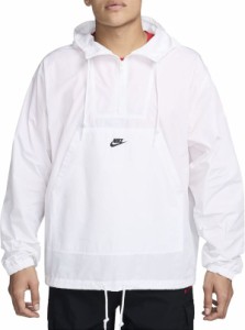 ナイキ メンズ ジャケット・ブルゾン アウター Nike Men's Club Marina Anorak Jacket White/Black