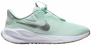 ナイキ レディース スニーカー シューズ Nike Women's Revolution 7 EasyOn Running Shoes Green/Silver