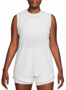 ナイキ レディース シャツ トップス Nike Women's One Relaxed Dri-FIT Tank Top White