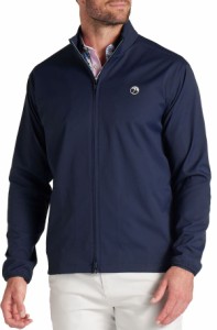 プーマ メンズ シャツ トップス PUMA X Arnold Palmer Men's Zip Golf Jacket Deep Navy