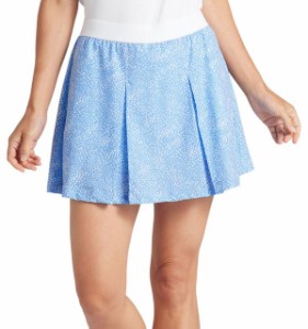 プーマ レディース スカート ボトムス PUMA Women's Pleated Microdot Skirt Blue Skies/ White Glow