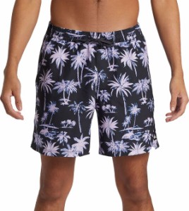 クイックシルバー メンズ ハーフパンツ・ショーツ 水着 Quiksilver Men's Coastal Volley Swim Shorts Lilac