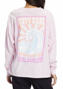 ロキシー レディース Tシャツ トップス Roxy Women's Wavy Days Long Sleeve T-Shirt Pirouette