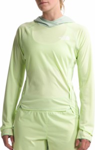 ノースフェイス レディース パーカー・スウェット アウター The North Face Women's Summer LT Sun Hoodie Astro Lime/Misty Sage