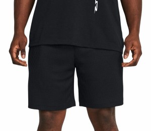 アンダーアーマー メンズ ハーフパンツ・ショーツ 水着 Under Armour Men's Rival Waffle Shorts Black/White