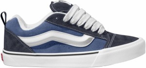 バンズ メンズ スニーカー シューズ Vans Knu Skool Shoes Navy/White