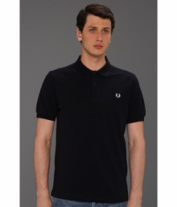 フレッドペリー メンズ シャツ トップス Slim Fit Solid Plain Polo Dark Navy