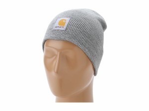 カーハート メンズ 帽子 アクセサリー Acrylic Knit Hat Heather Grey