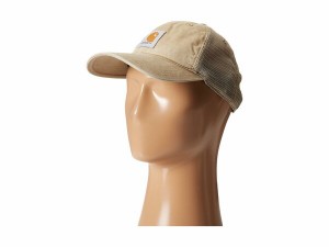 カーハート メンズ 帽子 アクセサリー Canvas Mesh-Back Cap Dark Khaki