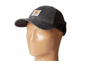 カーハート メンズ 帽子 アクセサリー Canvas Mesh-Back Cap Black