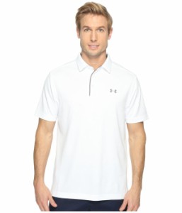 アンダーアーマー メンズ シャツ トップス Tech Polo White/Graphite/