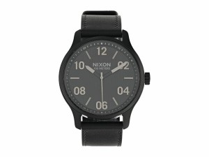 ニクソン メンズ 腕時計 アクセサリー Patrol Leather Black/Silver/Bl