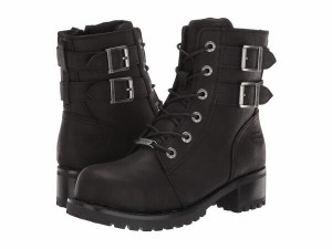 ハーレーダビッドソン レディース ブーツ・レインブーツ シューズ Archer Steel Toe Black