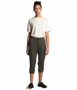 ノースフェイス レディース カジュアルパンツ ボトムス Aphrodite 2.0 Capris New Taupe Green