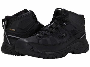 キーン メンズ スニーカー シューズ Targhee Exp Mid WP Black/Black