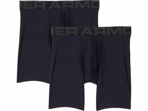 アンダーアーマー メンズ ボクサーパンツ アンダーウェア Tech 6" BoxerjockR 2-Pack Black/Black