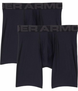 アンダーアーマー メンズ ボクサーパンツ アンダーウェア Tech 9" BoxerjockR 2-Pack Black/Black