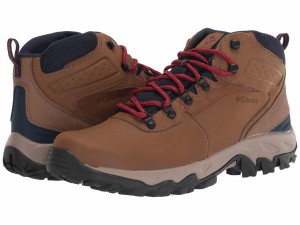 コロンビア メンズ スニーカー シューズ Newton Ridge Plus II Waterproof Light Brown/Red