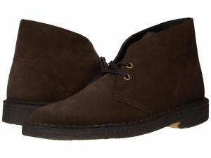 クラークス メンズ ブーツ・レインブーツ シューズ Desert Boot Brown Suede 1