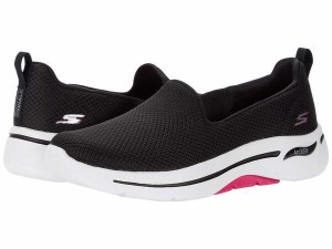 スケッチャーズ レディース スニーカー シューズ Go Walk Arch Fit Black/Hot Pink