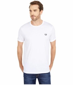 フレッドペリー メンズ シャツ トップス Ringer T-Shirt White