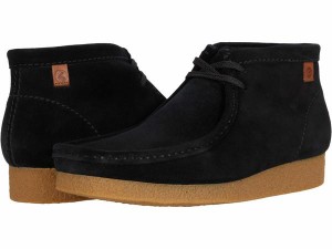 クラークス メンズ ブーツ・レインブーツ シューズ Shacre Boot Black Suede