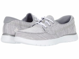 スケッチャーズ レディース デッキシューズ シューズ On-The-Go Flex Linen Boat Shoe Gray