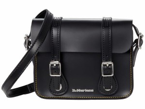 ドクターマーチン メンズ ショルダーバッグ バッグ 7" Leather Satchel Black