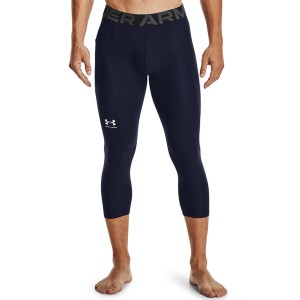 アンダーアーマー メンズ カジュアルパンツ ボトムス Heatgear Armour 3/4 Leggings Midnight Navy/W