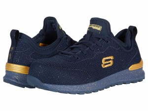 スケッチャーズ レディース スニーカー シューズ Bulkin Balran Comp Toe Navy/Gold