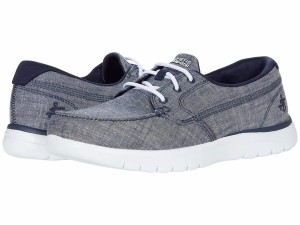 スケッチャーズ レディース デッキシューズ シューズ On-The-Go Flex Linen Boat Shoe Navy