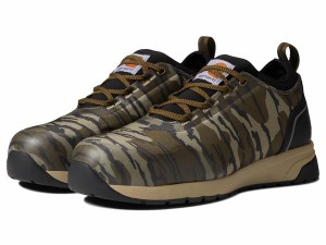 カーハート メンズ スニーカー シューズ Force 3" EH Nano Toe Camo Work Sneaker Black/Camo Text