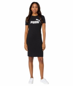 プーマ レディース ワンピース トップス Essentials Slim Tee Dress Puma Black