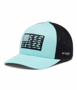 コロンビア レディース 帽子 アクセサリー PFG Mesh Fish Flag Ball Cap Gulf Stream/Bla