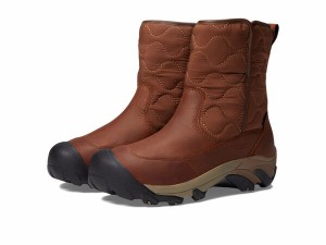 キーン レディース ブーツ・レインブーツ シューズ Betty Boot Pull-On Waterproof Brown/Black