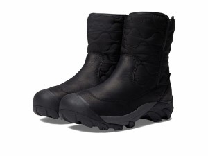 キーン レディース ブーツ・レインブーツ シューズ Betty Boot Pull-On Waterproof Black/Black